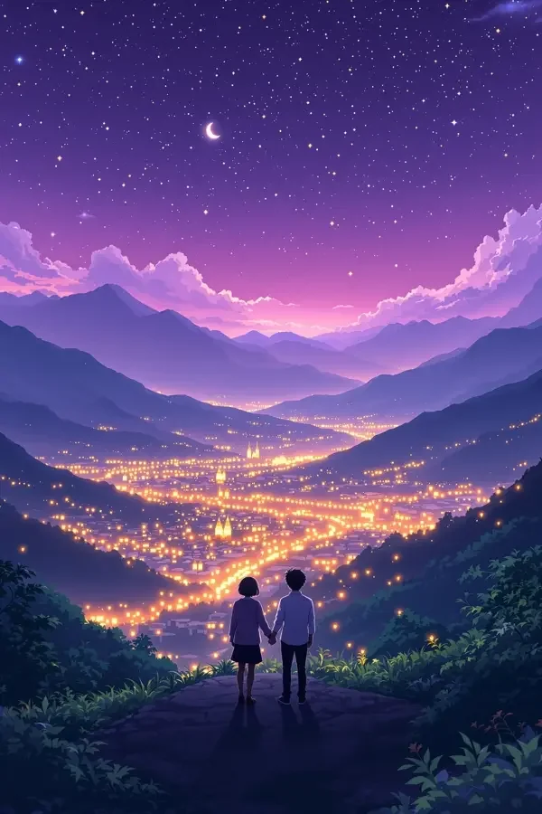 《剧场版 · 星谷之约》封面图，剧场动画番剧
